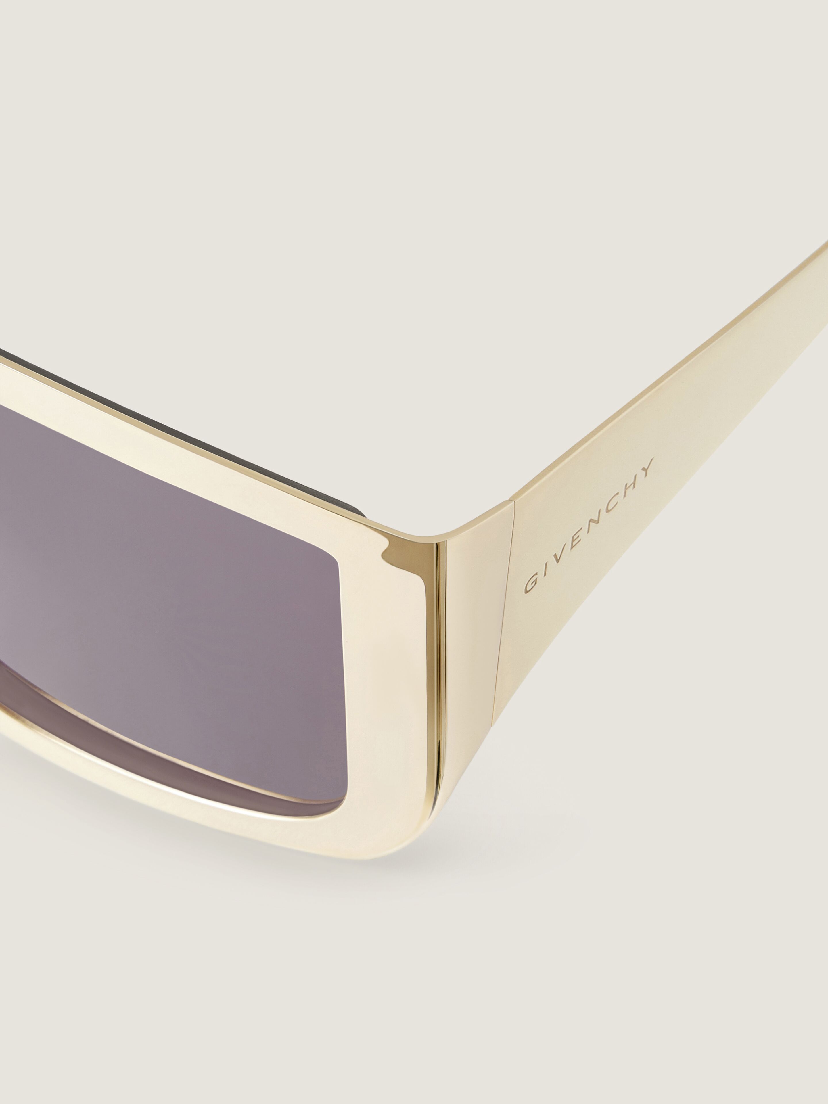 Square sunglasses in metal